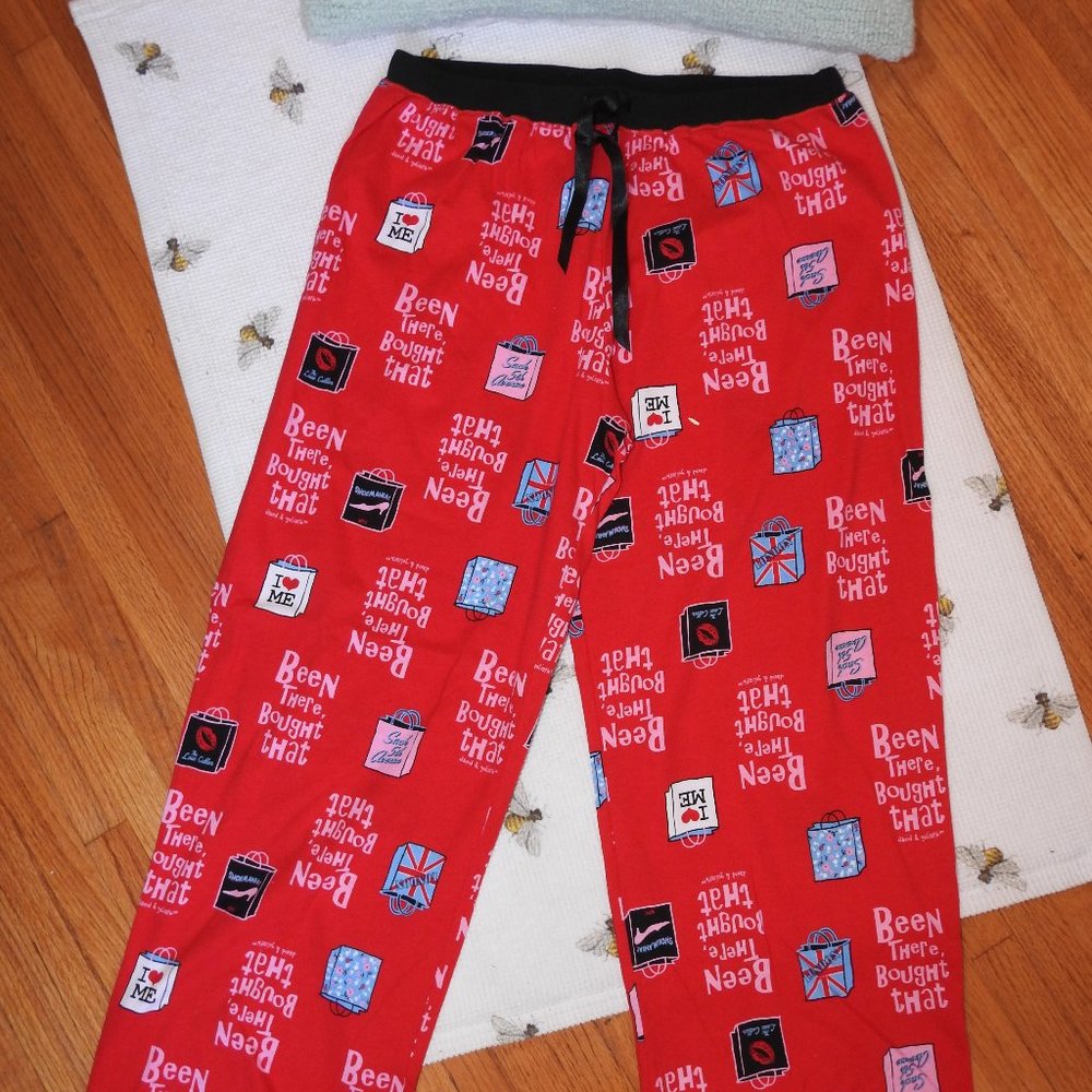 David & Goliath Red Pajama Pants Large  Been there bought that